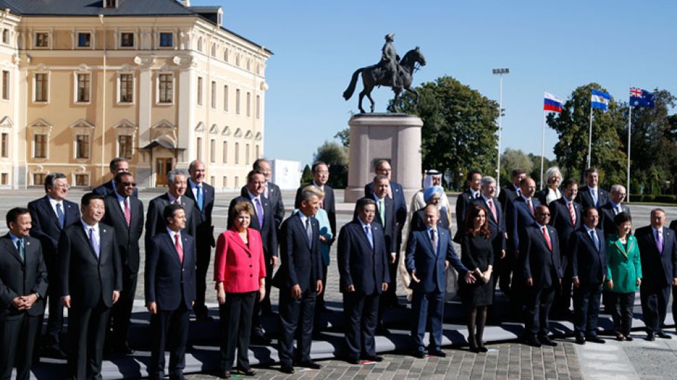 Foto de una familia quebrada. Desde la ciudad de los zares, los presidentes y jefes de Estado del G20 finalizaron en San Petersburgo una de las cumbres más controvertidas de los últimos años. No hubo 