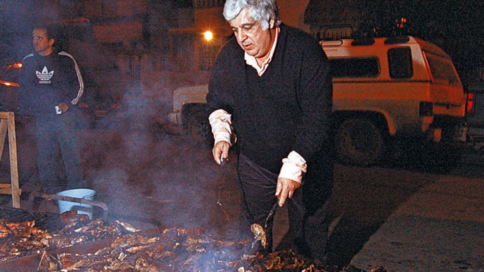 Asador. Soñó con ser intendente de La Matanza.