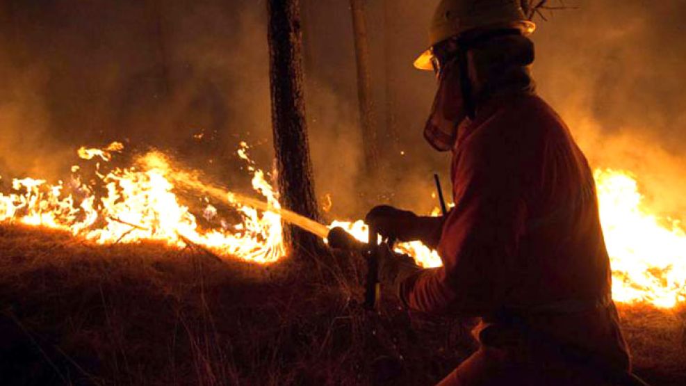 Los incendios se desarrollan en Córdoba.