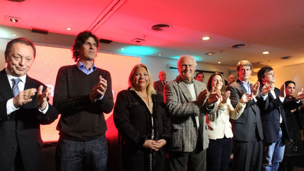 Los candidatos de UNEN, listos para el último tramo de la campaña.