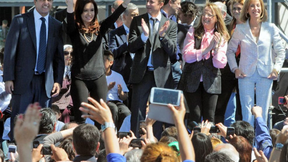 La Presidenta habló de todo y todos en un acto político de Ezeiza.