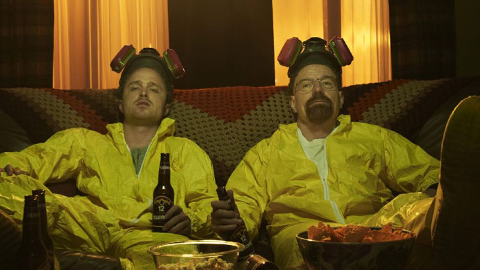Jesse Pinkman (Aaron Paul, dos Emmy a Mejor Actor de Reparto) y Walter White (Bryan Branston, tres Emmy a Mejor Actor Protagónico), fabricantes de sueños.