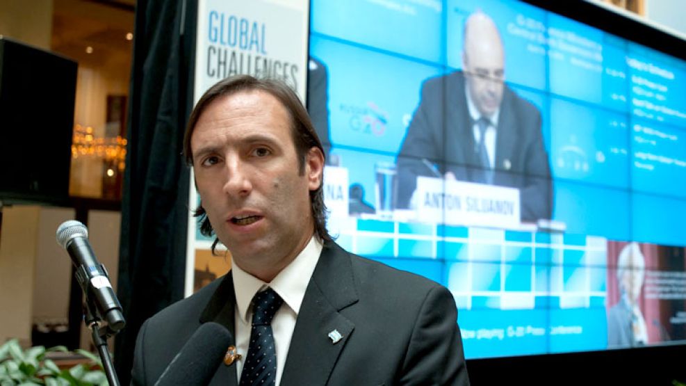 NEGOCIA. Lorenzino busca en Wall Street créditos y apoyo.