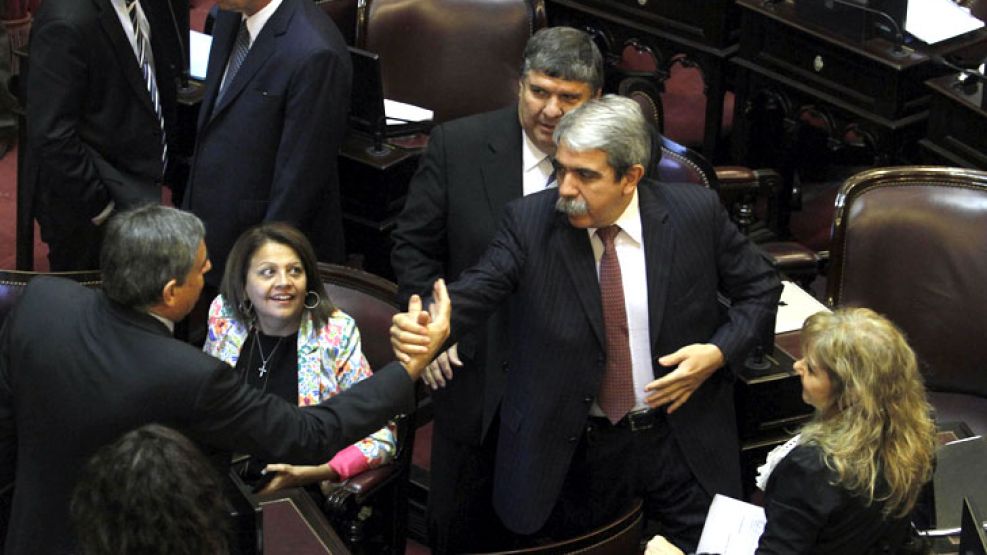 Anibal Fernández fue el más acérrimo defensor del Presupuesto 2014.