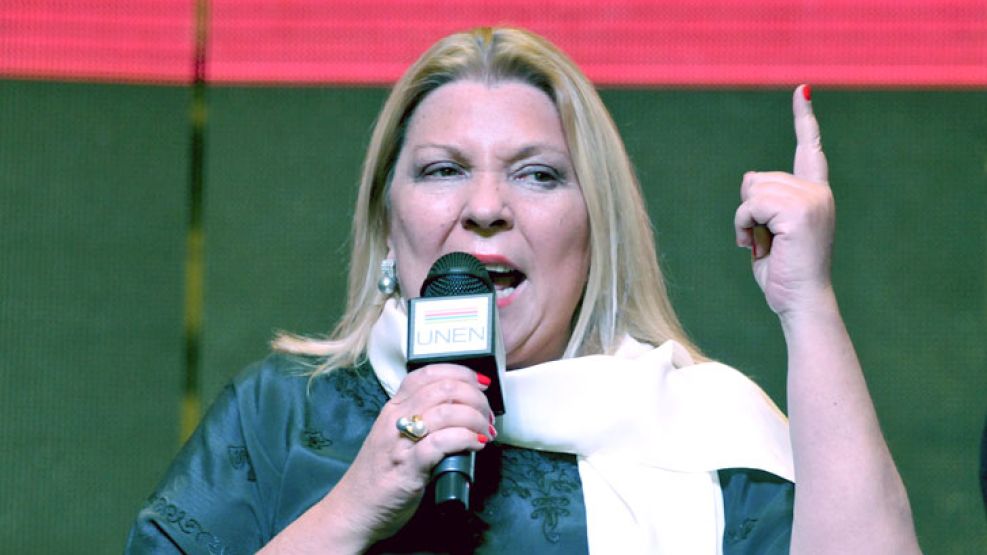 Carrió salió a contestarle a Aníbal Fernández.
