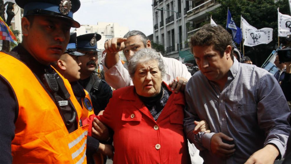"Ellos son la peor basura", señaló Bonafini en alusión al PRO. 