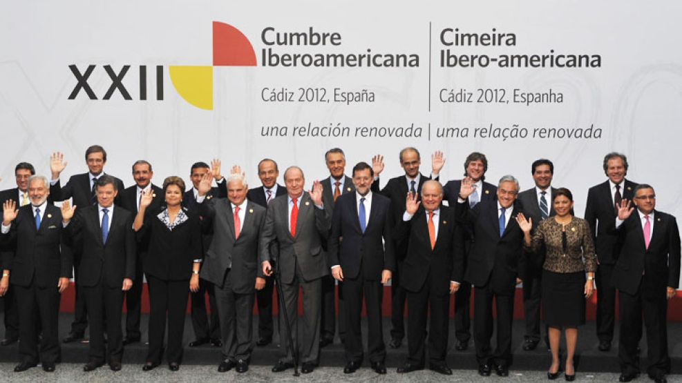 Líderes. En el último encuentro, Boudou representó al país.