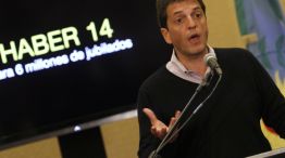 El intendente de Tigre y primer candidato a diputado en Provincia por el Frente Renovador, Sergio Massa.