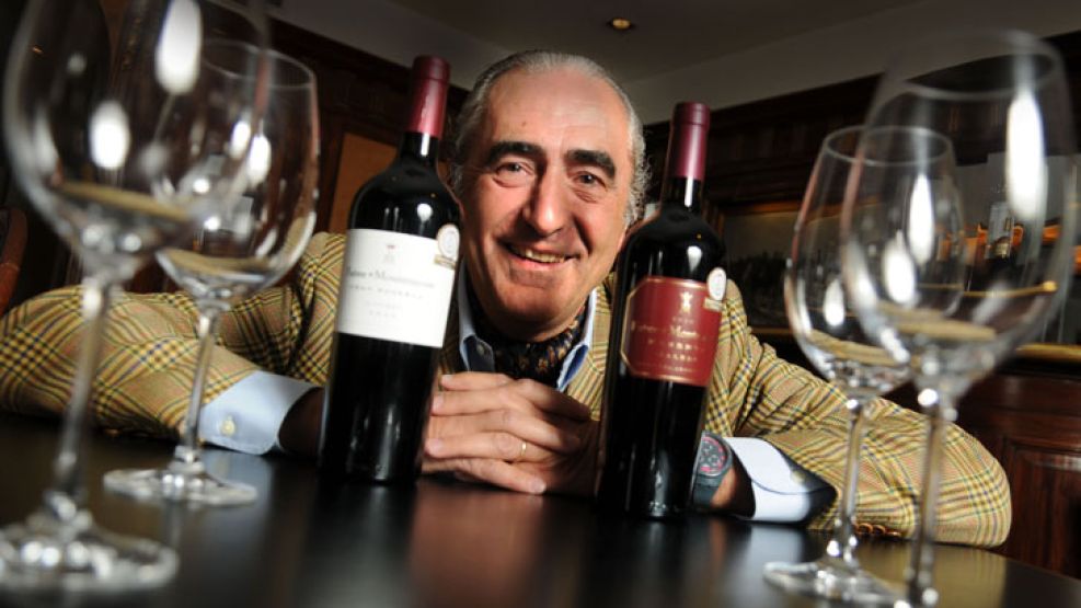 MALBEC. El bodeguero Herve Fabre tiene veinte años en el país.