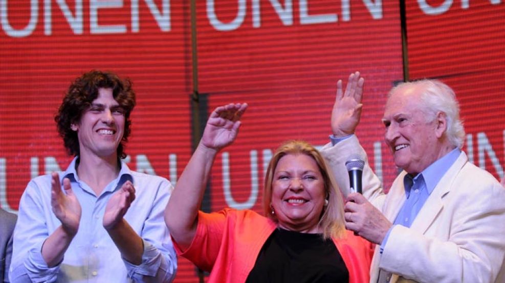 Unen celebra la victoria de Pino Solanas en senadores que le gana la banca a Daniel Filmus.