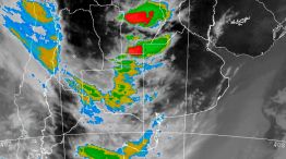 En camino. Los frentes de tormentas se acercan a la Provincia de Buenos Aires.
