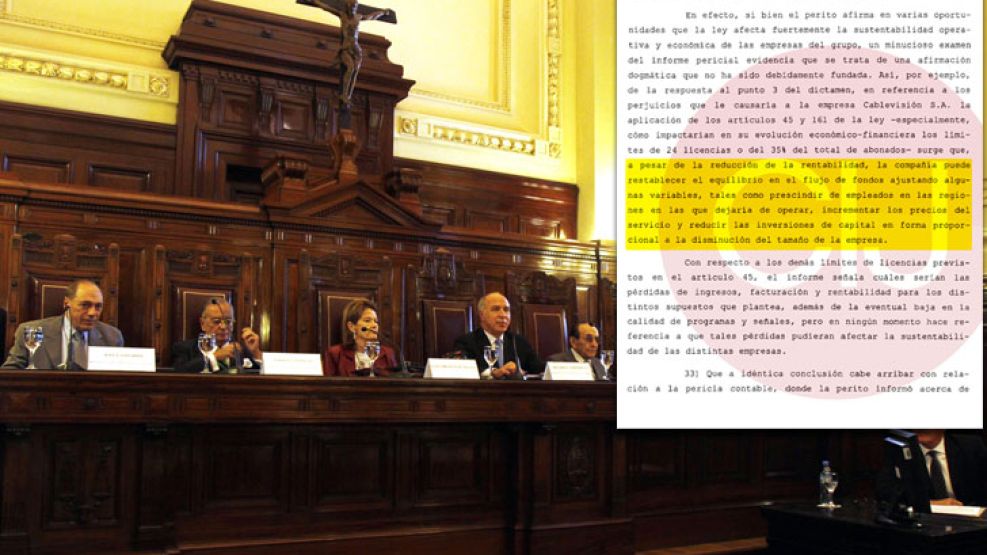 El fallo de la Corte y las polémicas sugerencias al Grupo Clarín ante los daños económicos de la Ley de Medios.