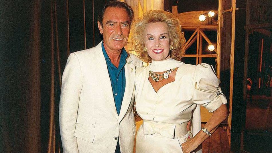 Calabro y Mirtha Legrand