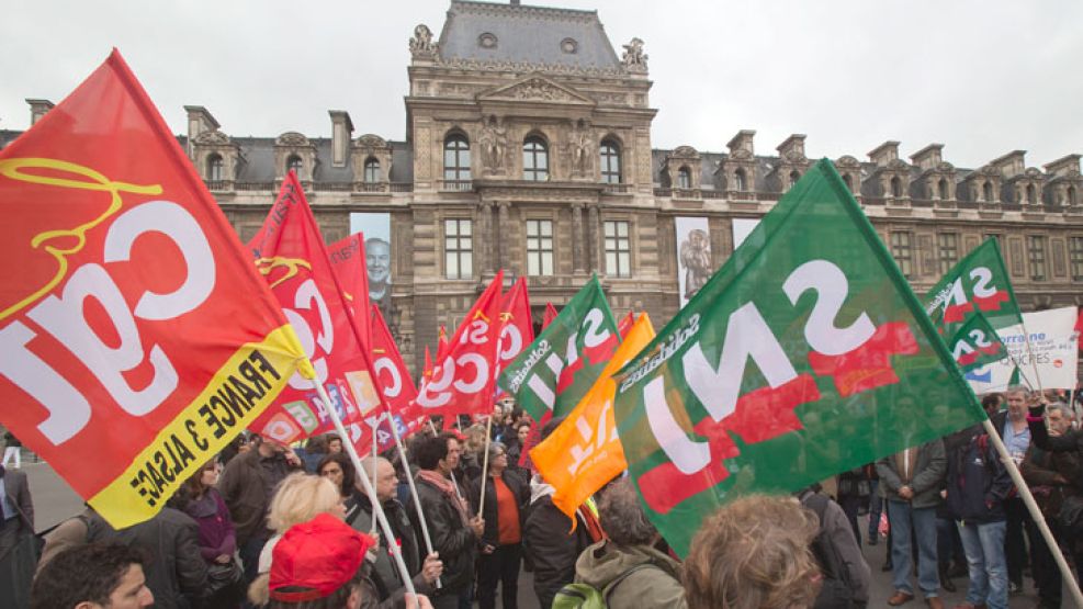 Rechazo. Los franceses repudian las políticas de ajuste.