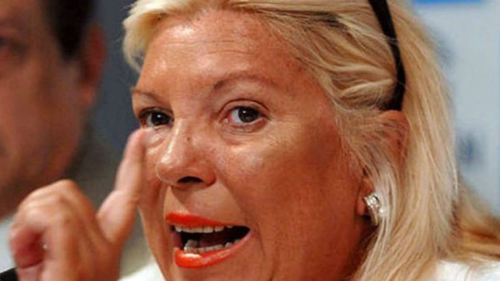 "Lo de los rehenes de hoy es la interna del PJ en la provincia de Buenos Aires", señaló Elisa Carrió. 