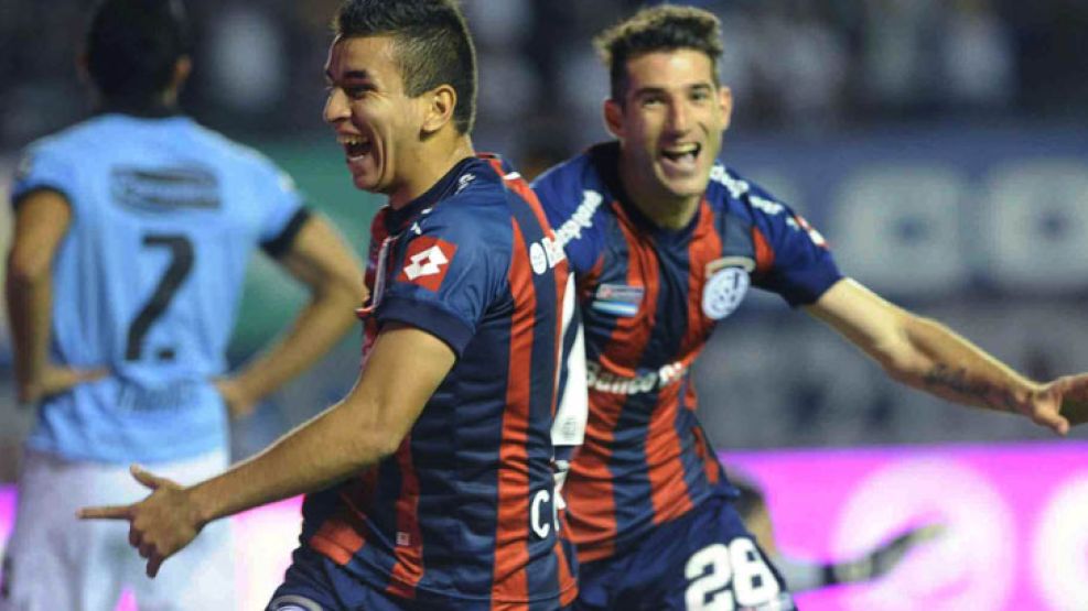 Correa suelta. Segundo golpe del Ciclón: Angel Correa aprovecha el centro atrás de Piatti y factura. San Lorenzo no tiene freno.