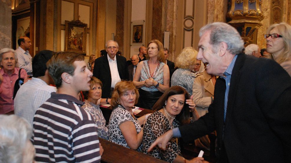 La confrontación en la Catedral.