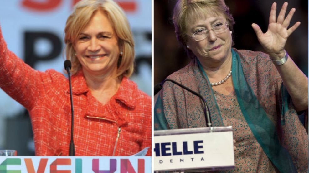 La candidata oficialista Evelyn Matthei llevaría a segunda vuelta a la exmandataria socialista Michelle Bachelet.