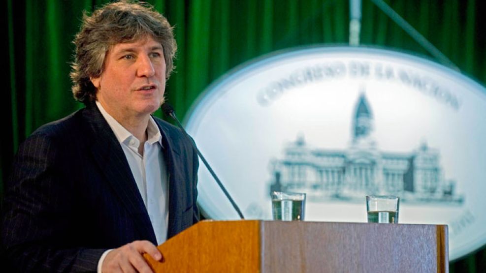 El vicepresidente Amado Boudou. 