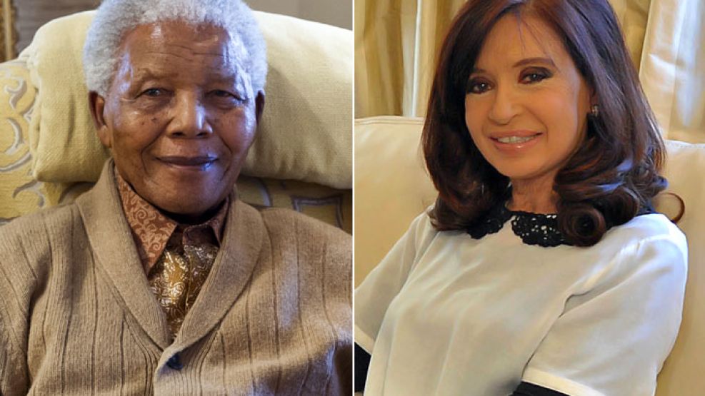 CFK lamentó la muerte del expresidente sudafricano