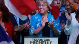 Candidata. La socialista quiere volver a la presidencia chilena.