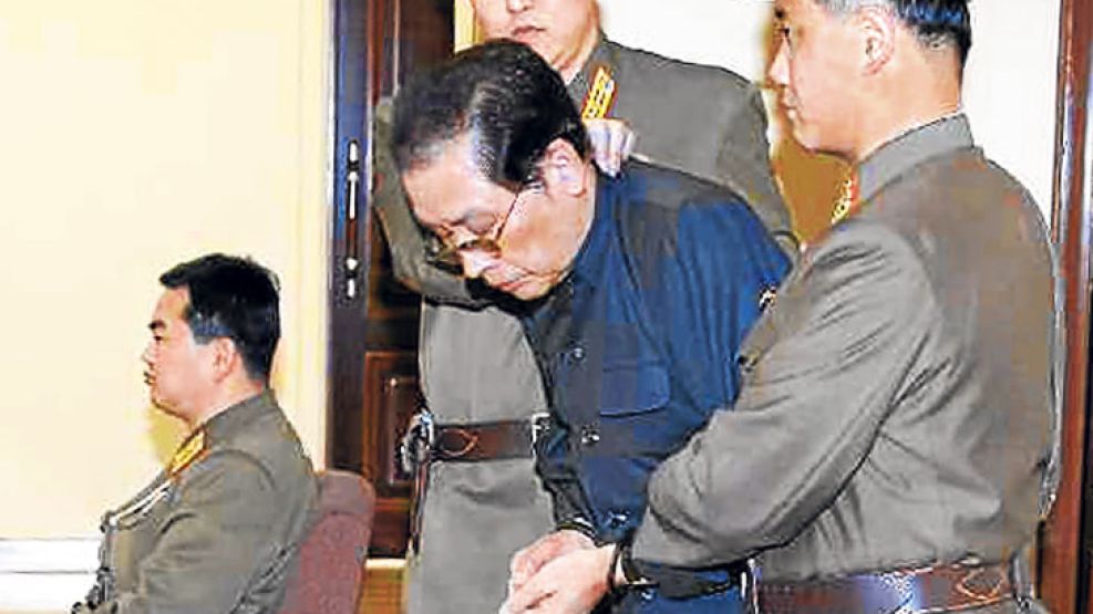 Purga. Jang fue asesinado el jueves por decisión de su sobrino.