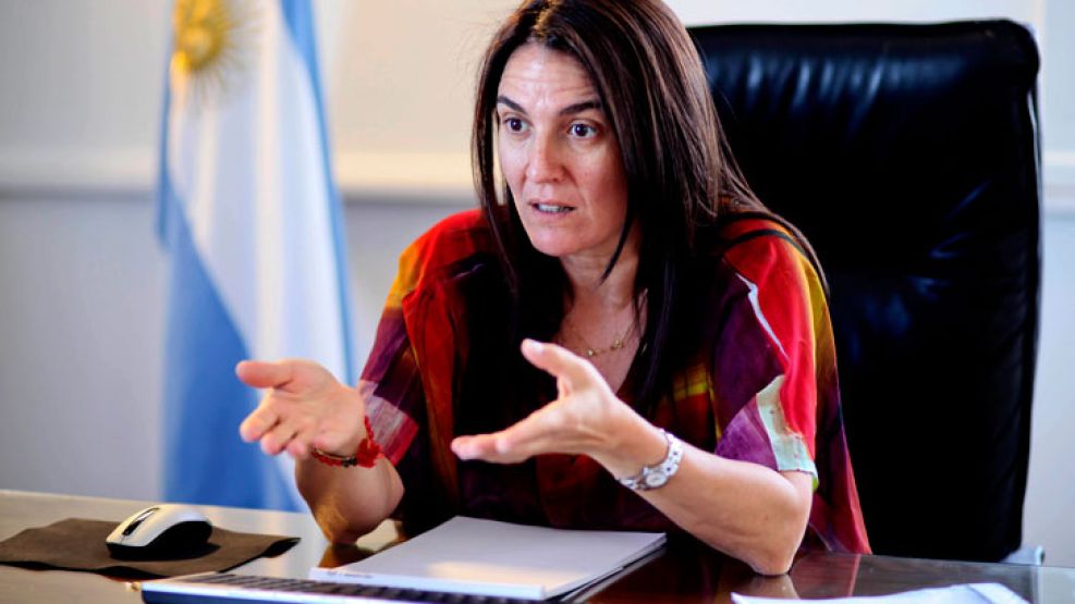 María Cecilia Rodríguez, ministra de Seguridad.