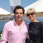 César Sabroso VP de Marketing de A&E y Karina Rabolini 