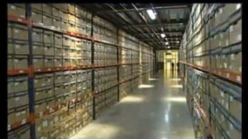 Deposito. El interior de Iron Mountain, dedicada a guardar papeles de 150 mil empresas.