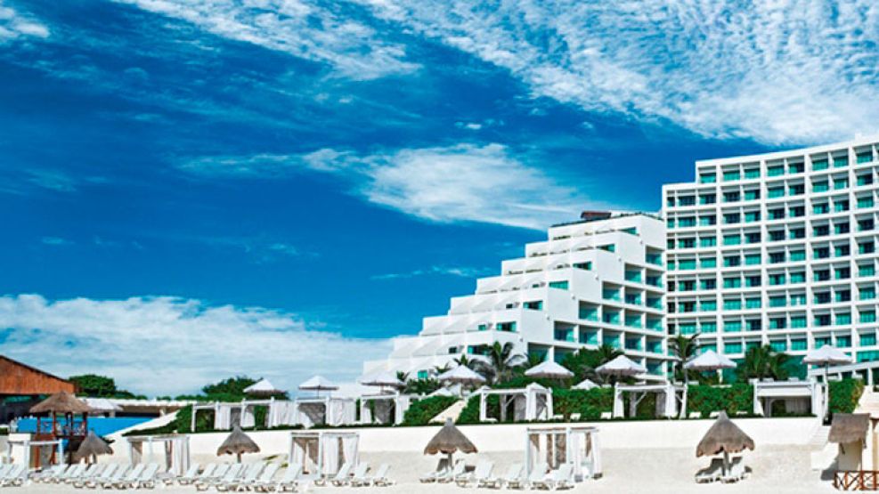 Live-Aqua. En el lujoso hotel de la Riviera Maya, el tigrense tomó cursos políticos y se desenchufó.