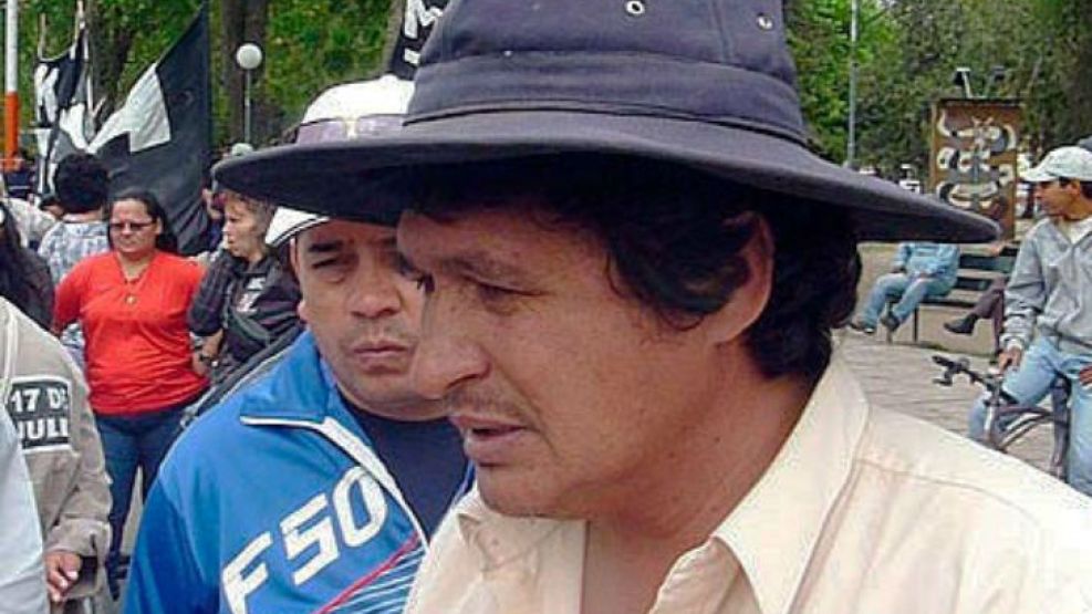 Alberto "Tito" López, dirigente del MTD.