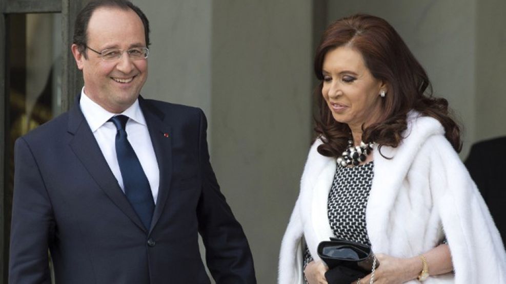 Según Hollande, "Francia quiere que la Argentina pueda salir de sus trances financieros y lo está logrando".