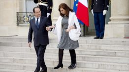 Cristina recibió  esta semana el apoyo del presidente francés para las negociaciones con el Club de París.