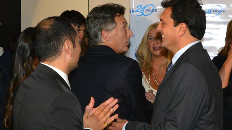 Massa y Macri protagonizaron la alianza más comentada en las elecciones legislativas de 2013.