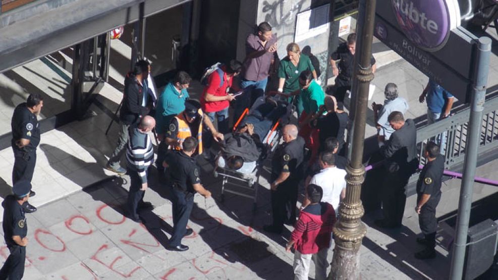 El incidente ocurrió en la avenida Julio Argentino Roca (Diagonal Sur).