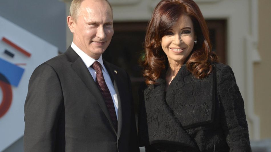 Aliados. Vladimir Putin y Cristina Kirchner tuvieron esta semana un diálogo personal telefónico.