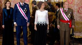 Album familiar. Juan Carlos registra el más bajo nivel de aprobación desde que asumió el trono.