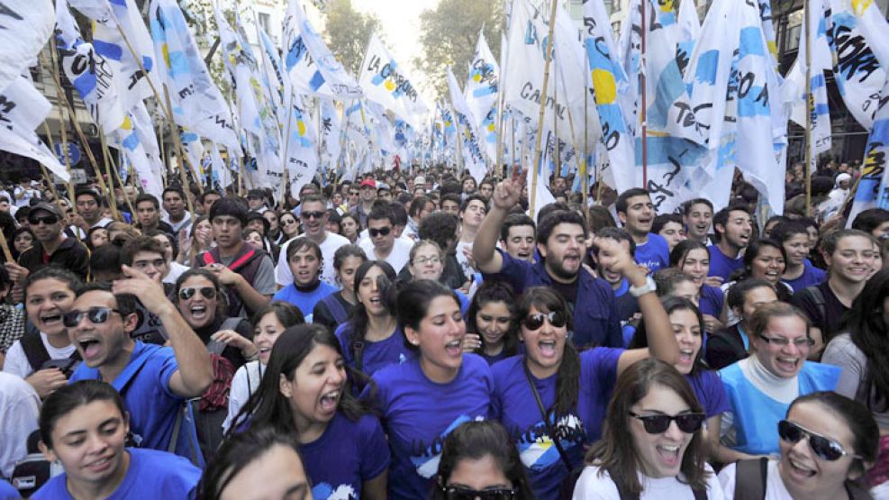 Camporistas. En la juventud kirchnerista crece la certeza de que Cristina Kirchner evitará apoyar a un sucesor en particular.