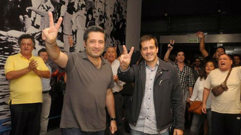 Víctor Santamaría y Mariano Recalde, se ungieron como nuevas autordidades del PJ Porteño.