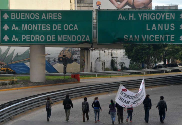 Cortes en la zona sur de la Ciudad de Buenos Aires