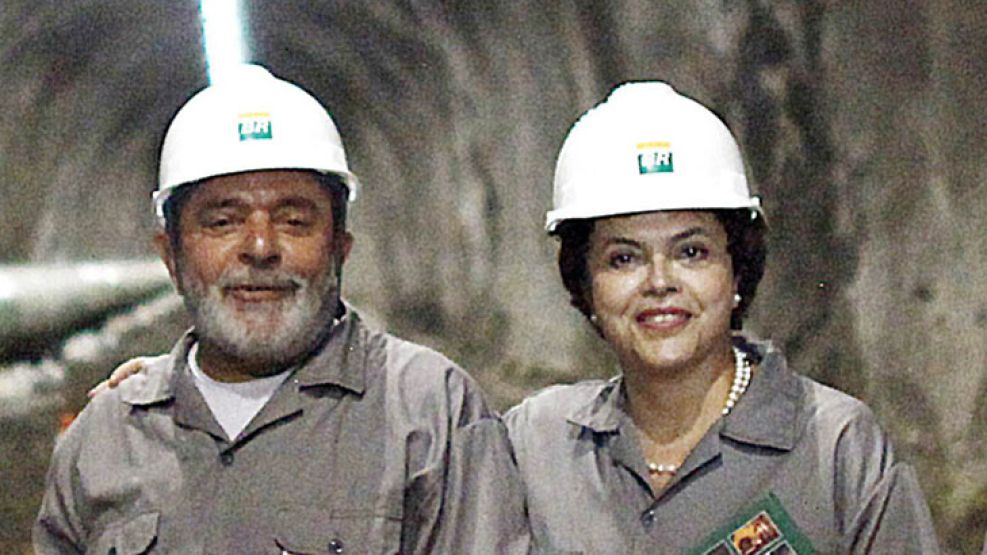 Juntos. Dilma, cuando era ministra de Lula. El la quiso como candidata contra la opinión de su partido.