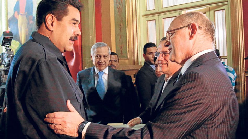 Aliados. El canciller Timerman cerró filas con Caracas. Uruguay y Chile, más cerca de la “moderación” brasileña que de la ALBA.