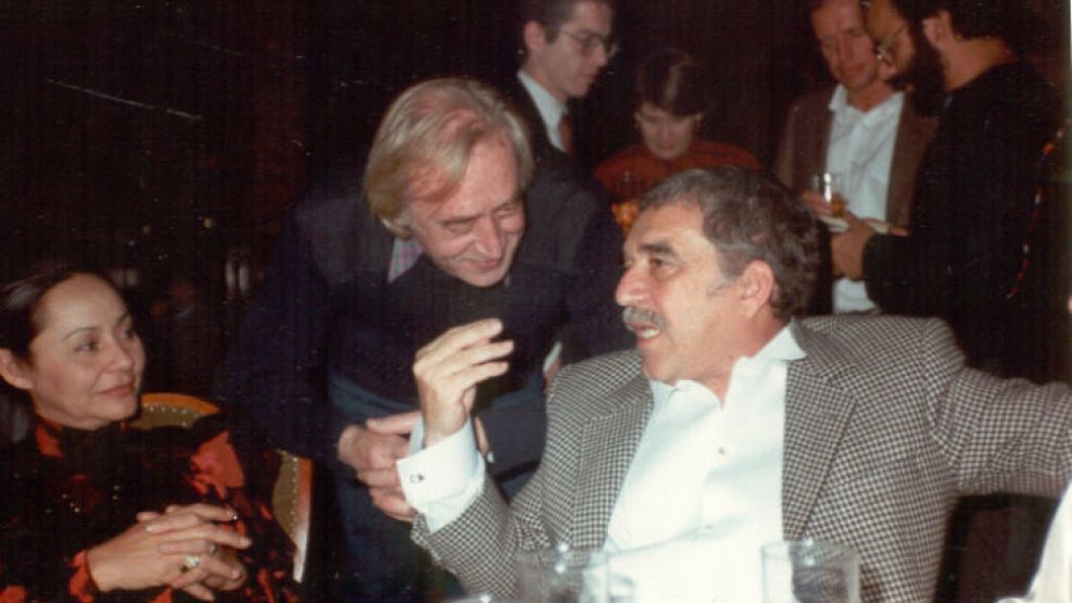 Peicovich y García Márquez, en la entrevista que no fue.