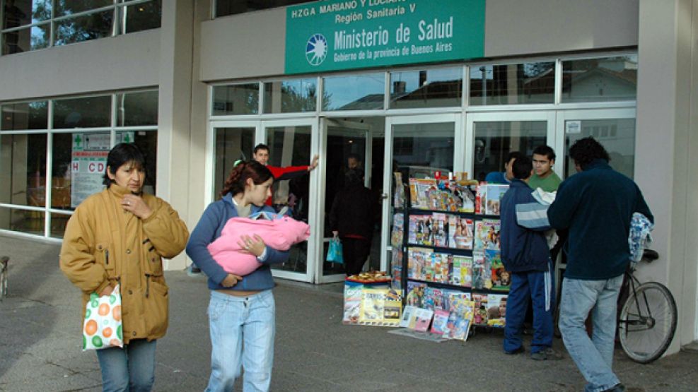 Frente del Hospital de Moreno que le negó el aborto a la menor.