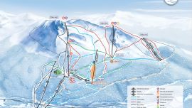Mapa pista Cerro Castor