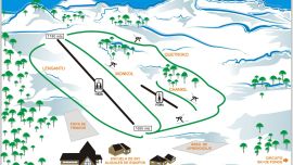 Mapa pistas Batea Mahuida