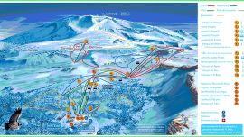 Mapa pistas Caviahue