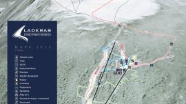 Mapa pistas Perito Moreno