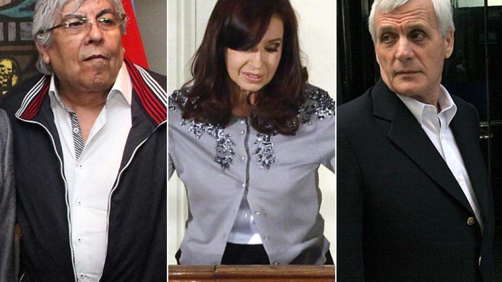Moyano ratificó una megamarcha. CFK se mostró irónica con el sindicalismo y Caló, afín al gobierno, está cada vez más cerca de Azopardo.