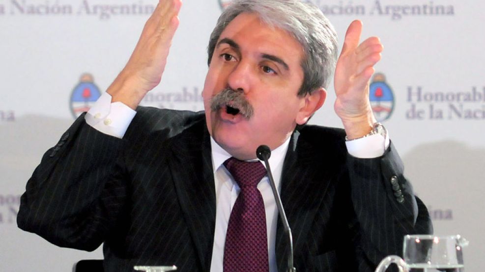 Aníbal Fernández, senador del Frente para la Victoria. 